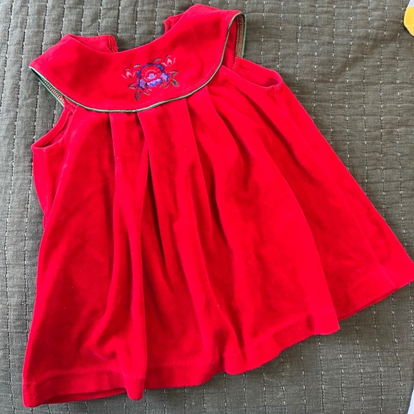 St Michael Other - Velvet Christmas Dress